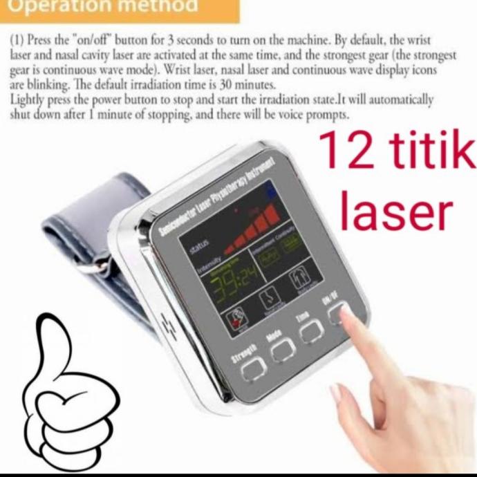 Jam Tangan Laser Kesehatan Terapi Kesehatan Stroke Jantung Diabetes