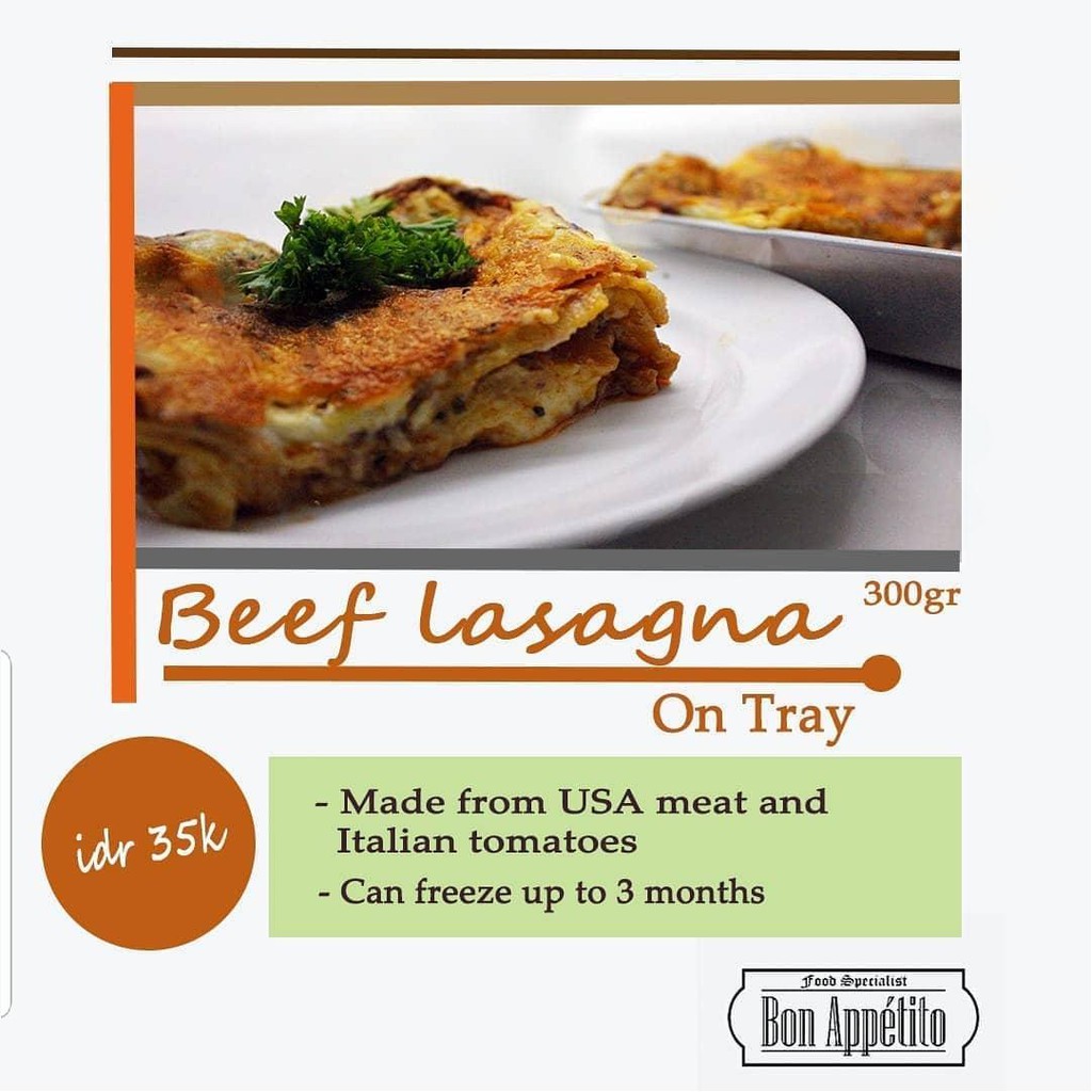 

Italian Beef Lasagna/ Ready to eat / Ready to Cook