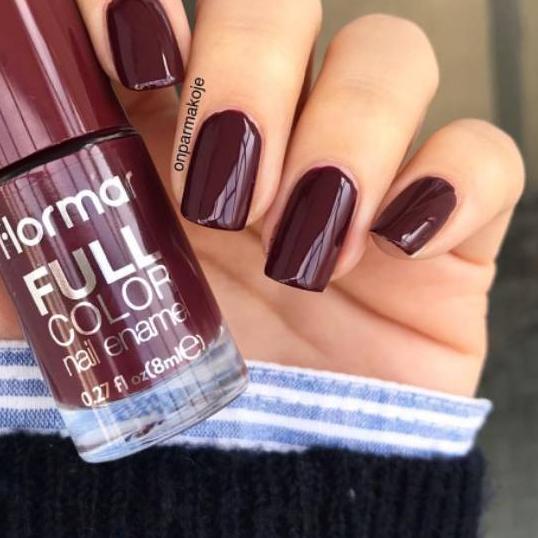 ➭ MAROON ~ Kutek Halal Merah Marun / Cat Kuku / Kutek Peel Off Nail Polish ♣