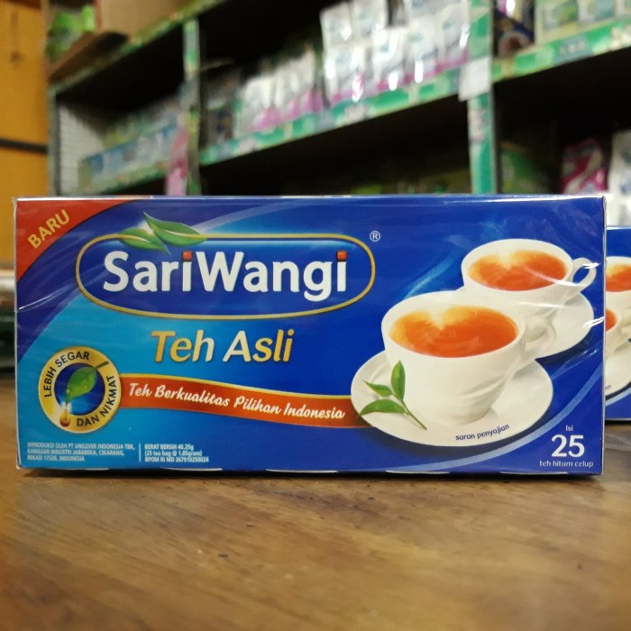 Jual Teh Daun Teh Sariwangi Teh Hitam Celup Isi Tea Bag Daun Teh Shopee Indonesia