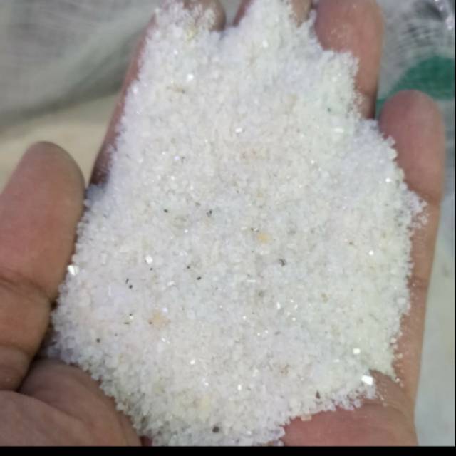 Pasir Silika super 1kg crystal lembut pasir silika putih pasir putih Aquascape pasir air terjun