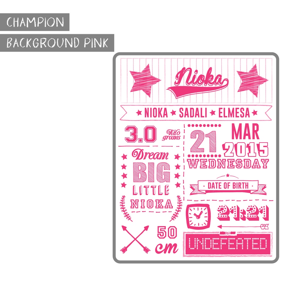 Maison Elmesa Baby Blanket Champion Series