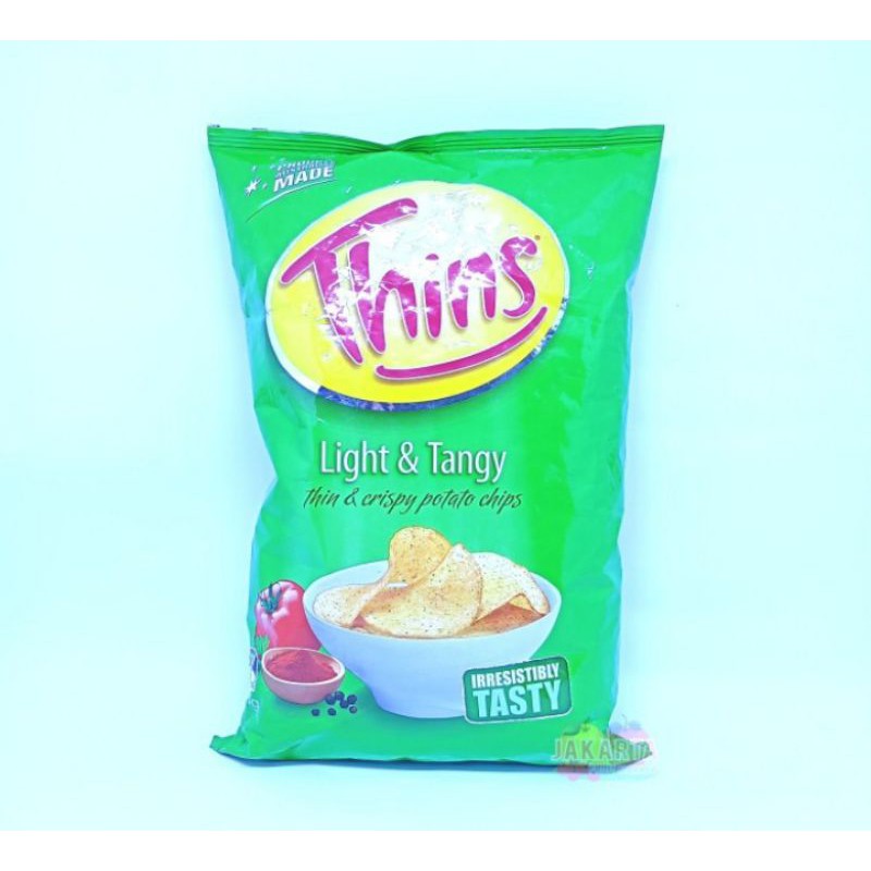 

(KERIPIK) THINS POTATO LIGHT AND TANGY 175G