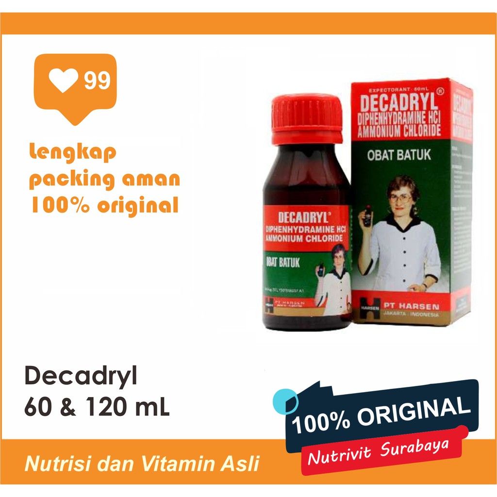 DECADRYL EXPECT SYRUP 60/120 mL