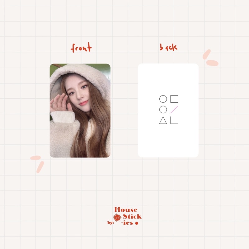 LOONA Unofficial Photocard (Gf Selca Edition)