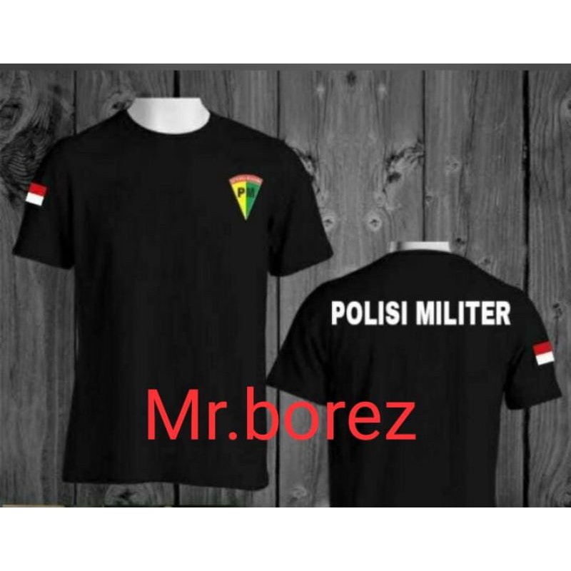 BAJU KAOS POLISI MILITER LENGAN PENDEK / KAOS POLISI MILITER/ KAOS POLISI MILITER KEREN / BAJU PM / 