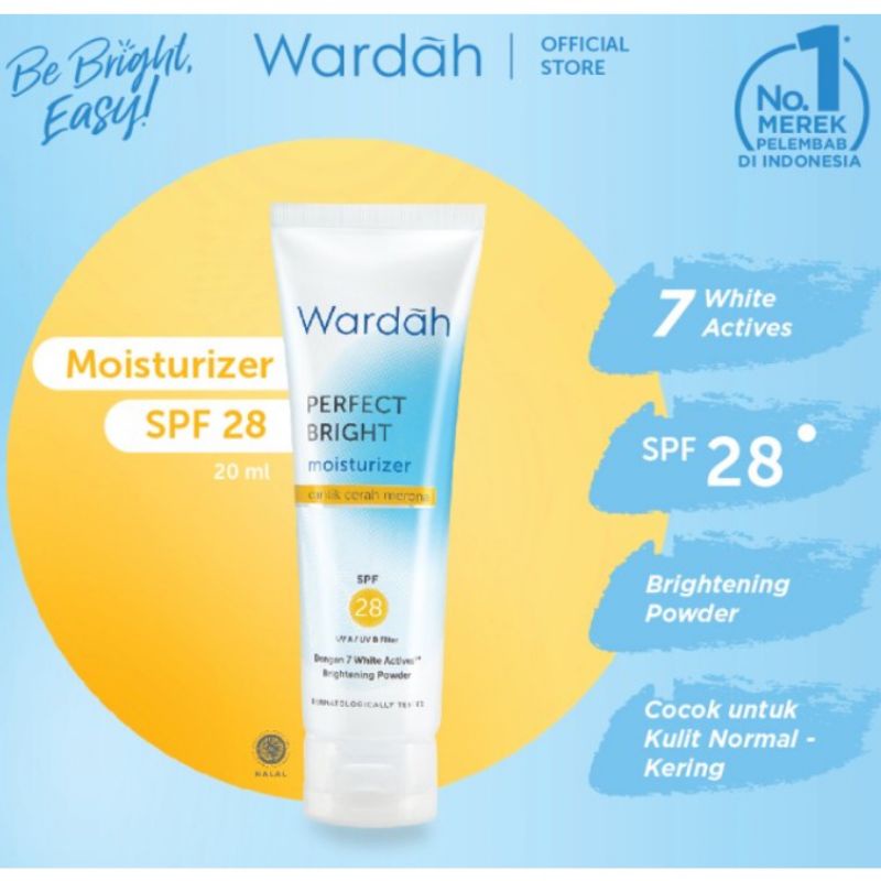 WARDAH PERFECT BRIGHT MOISTURIZER 20ML