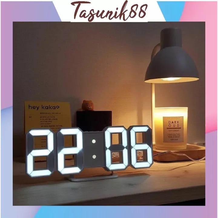 Jam Dinding Digital 3D Clock LED Meja Rovistar R351