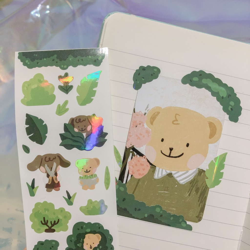 

Bushes Aurora Kiss Cut Sticker Sheet