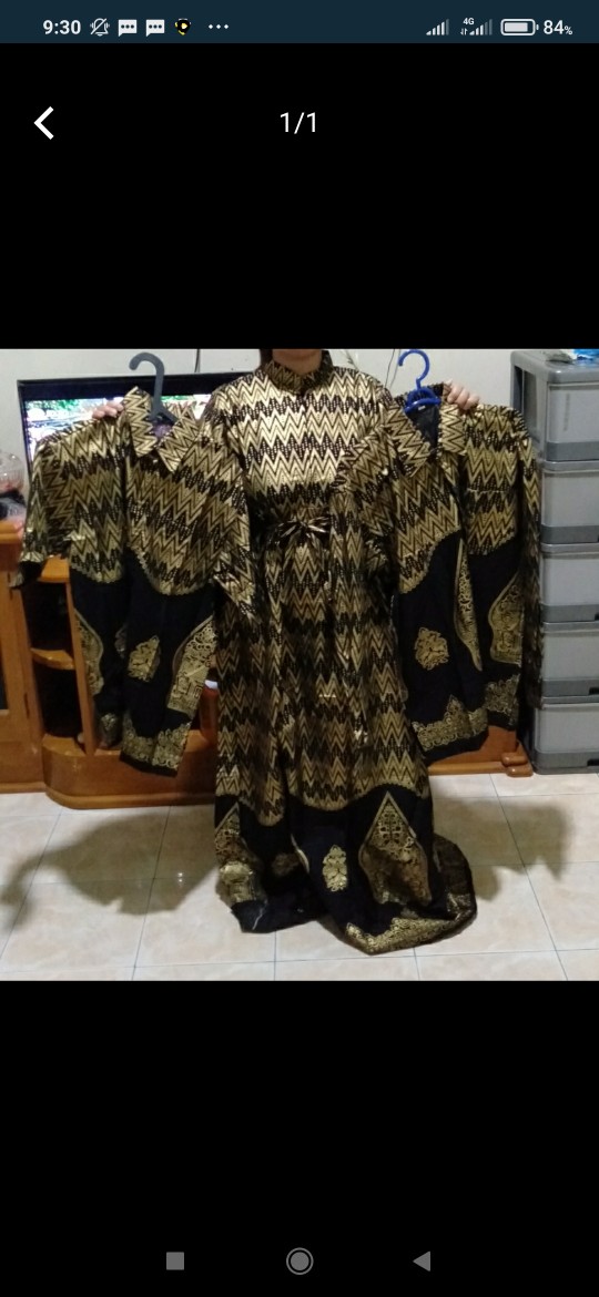 Couple Batik Keluarga || Setelan Couple Batik Ayah Ibu Anak Cewek