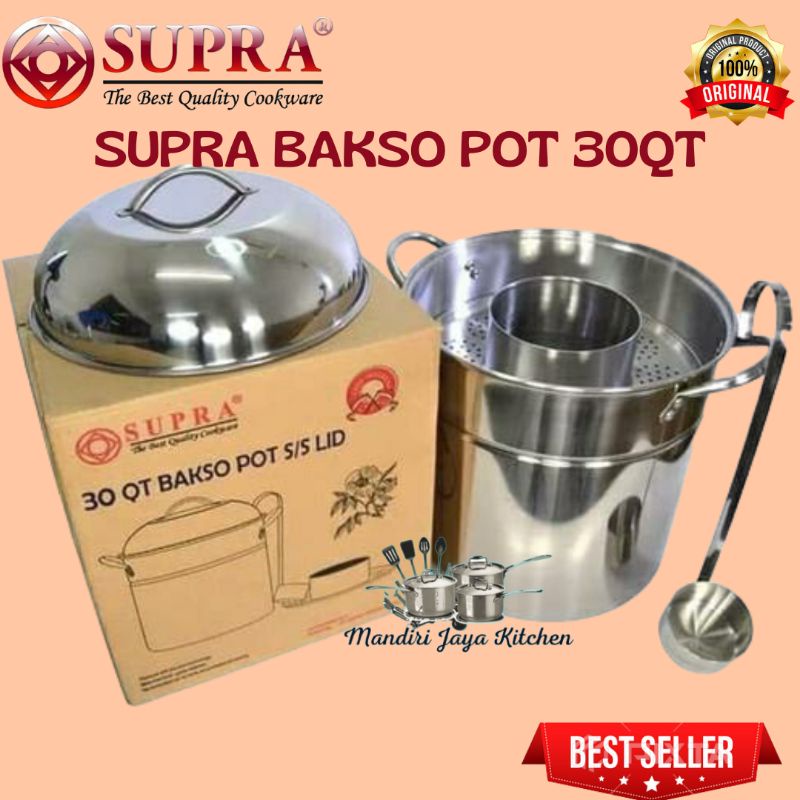 SUPRA Bakso Pot 30QT/Panci Bakso 30Qt