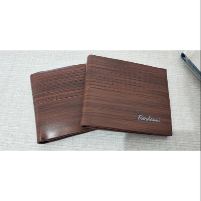 Dompet pria lipat kulit modis simple minimalis dompet cowok simple