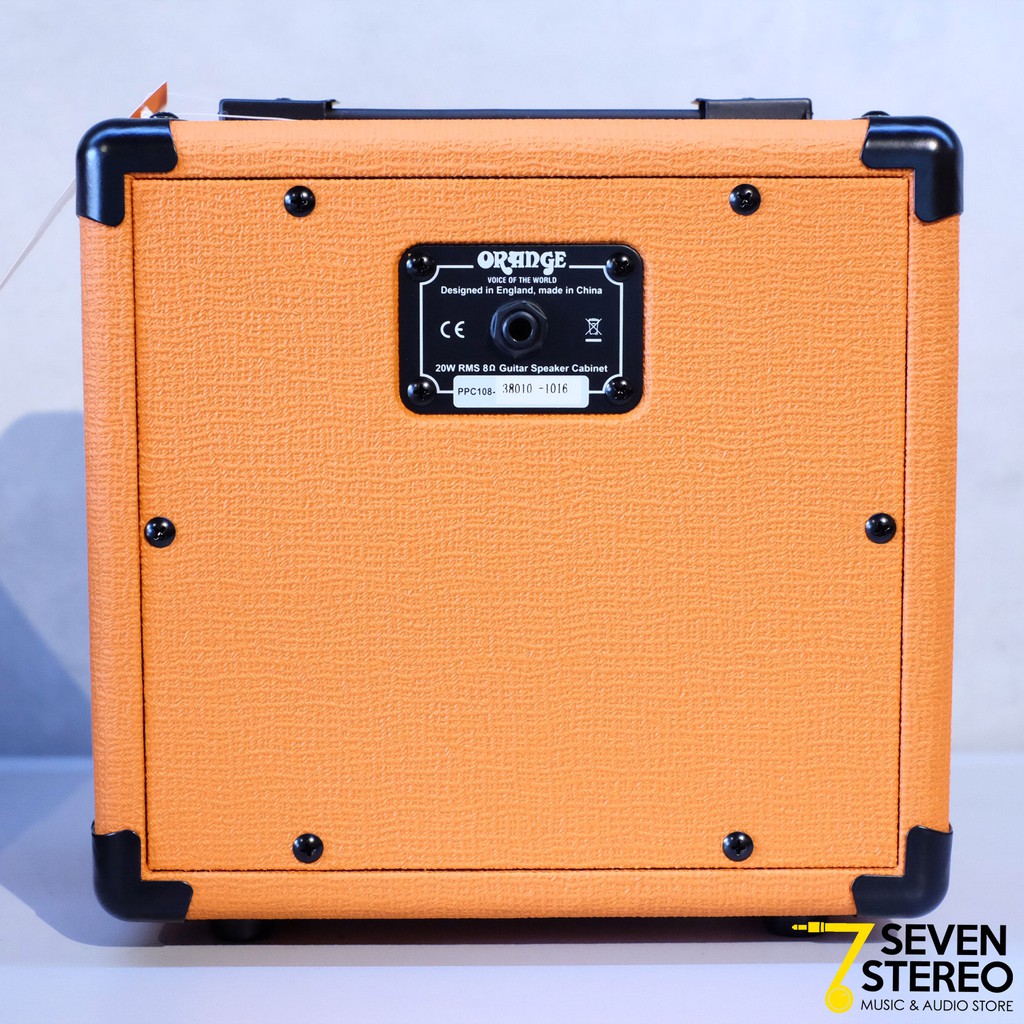 Orange Cabinet PPC108 1 x 8 Closed Back Guitar Speaker Cabinet