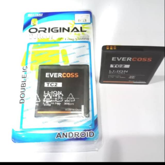 Baterai Batere Battery original Evercross TC2