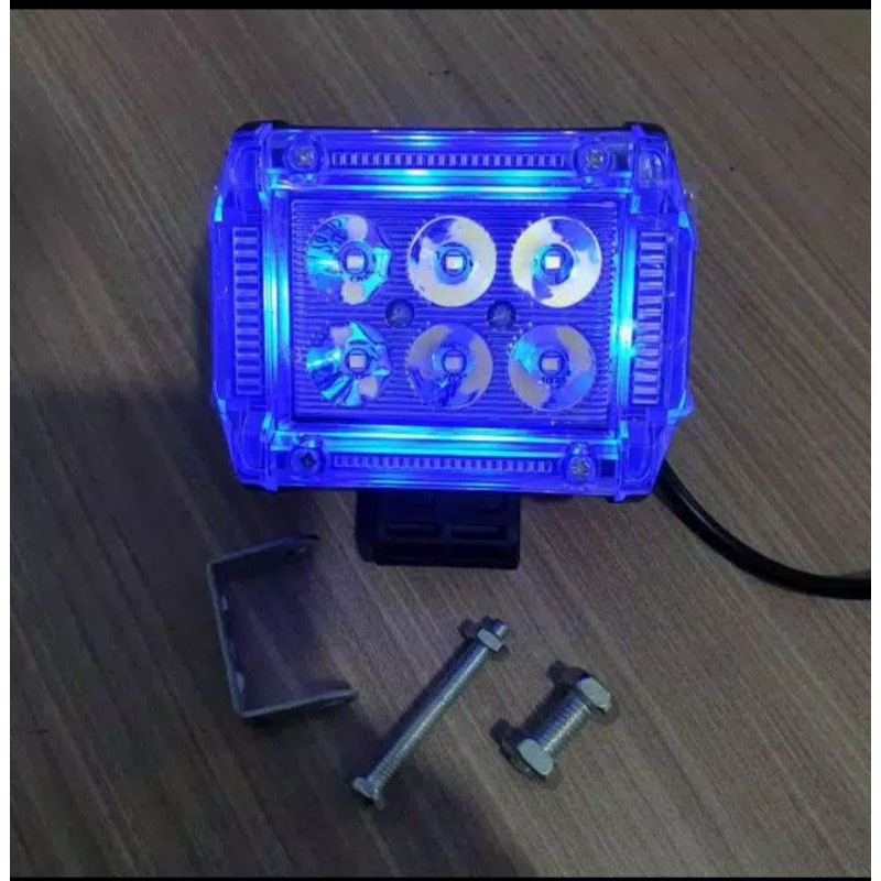 lampu tembak Cwl Cree work light 6 mata LED 24 LED 16 LED