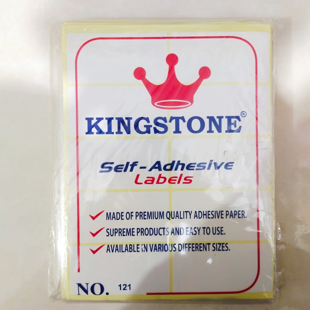 Label Harga KINGSTONE NO. 121 - 38 X 75MM