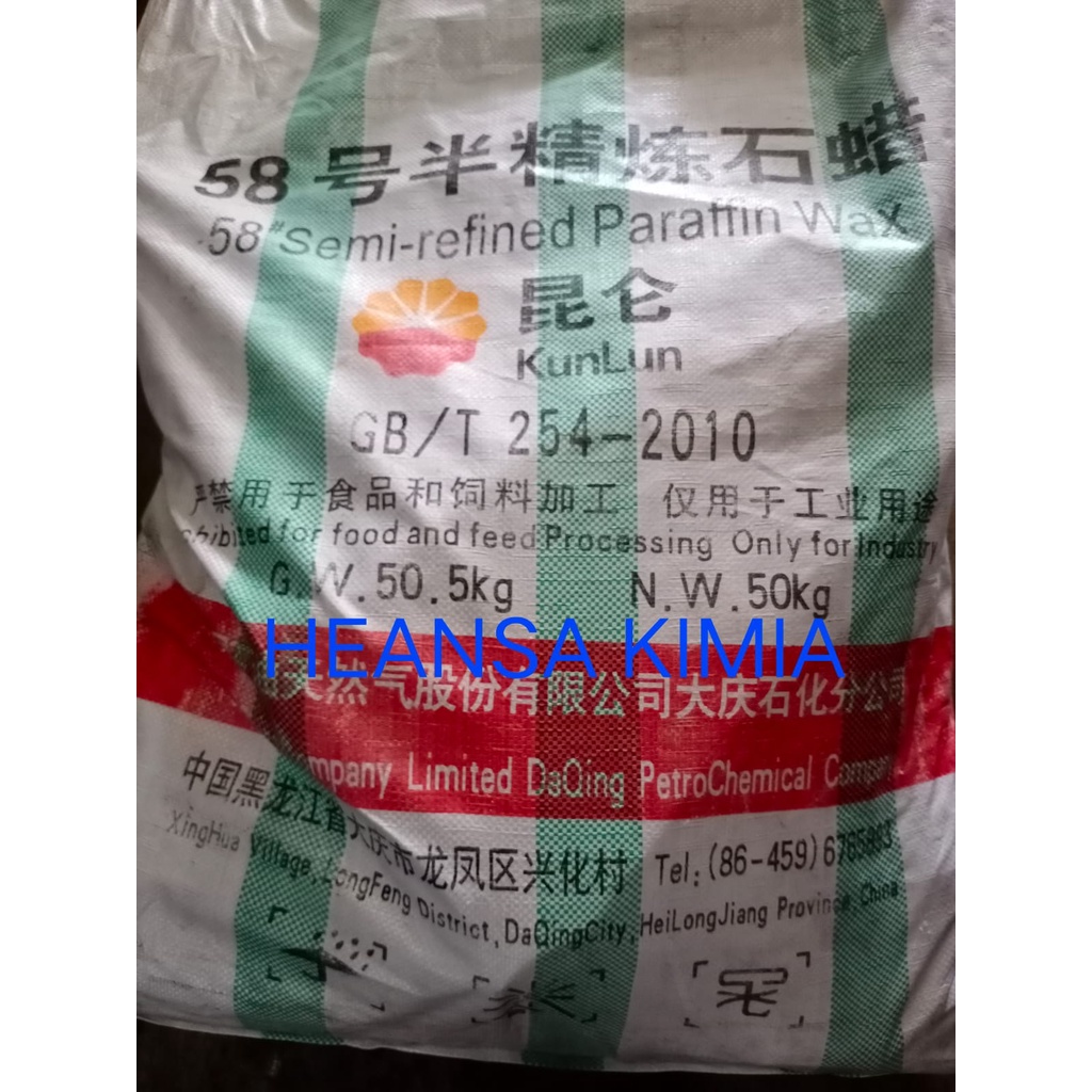 PARAFFIN WAX / PARAFIN / LILIN / CANDLE WAX ( 1 KG )