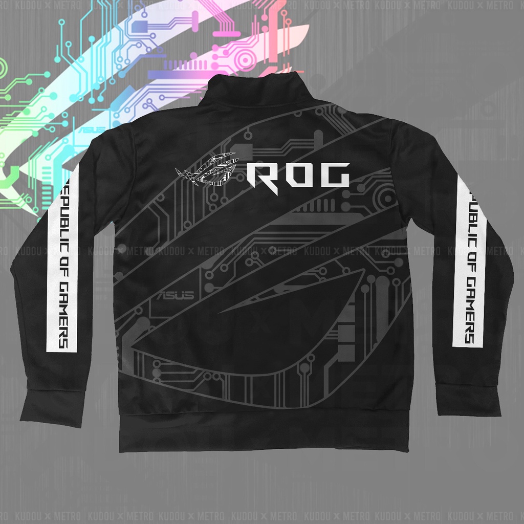 Turtleneck ROG System Asus Gaming Jaket Unisex