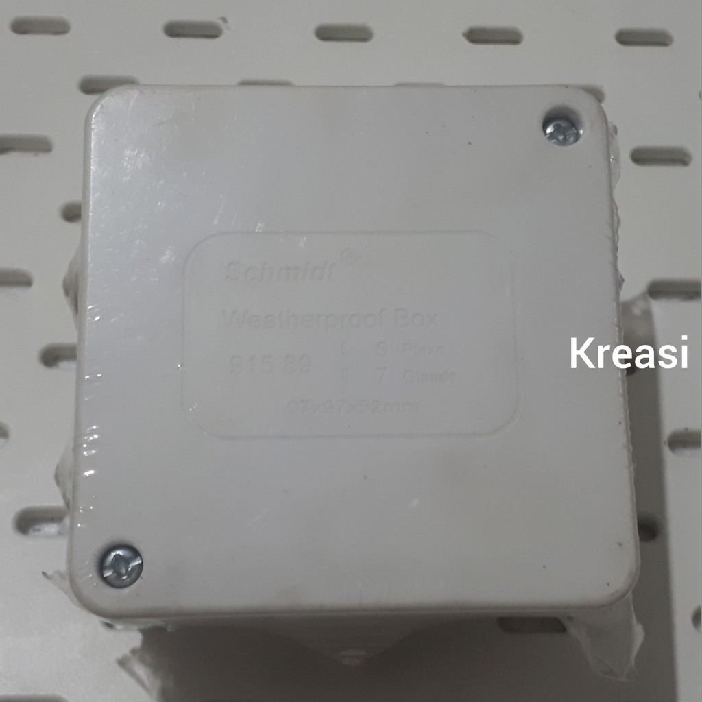 DURADUS PLASTIK JUNCTION BOX SCHMIDT 97x97x52mm - PUTIH