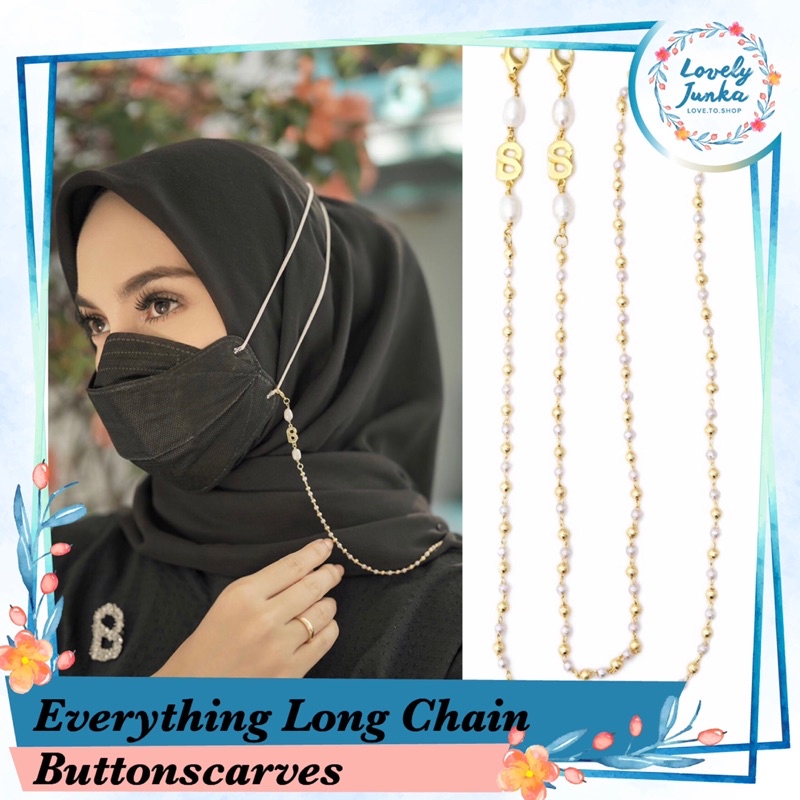 THE EVERYTHING LONG CHAIN BUTTONSCARVES