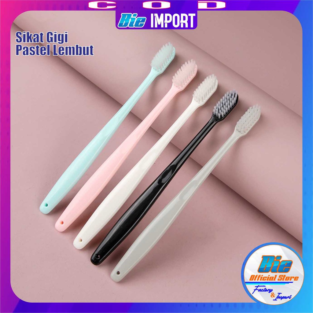 Sikat Gigi Bulu Lembut Pastel Series Impor Best Seller