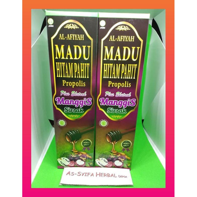 

Madu Hitam Pahit Plus Sirsak Dan Kulit Manggis Al Afiyah