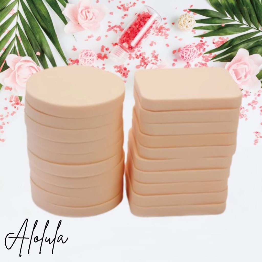 Alolula - Alas Bedak / Spons Bedak / Spons Bedak Tabur / Spon Bedak / Spon Bedak Tabur / Puff Cushion / Spons Bedak Bulat / Spons Bedak Kotak