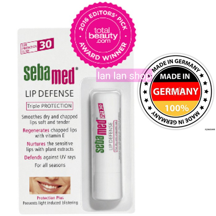 Sebamed Lip Defense Spf 30 Lip Balm Vitamin E