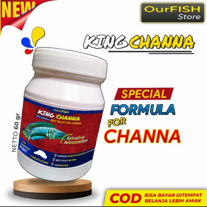 King Channa - Pelet Ikan Channa / Best Pellet For Channa