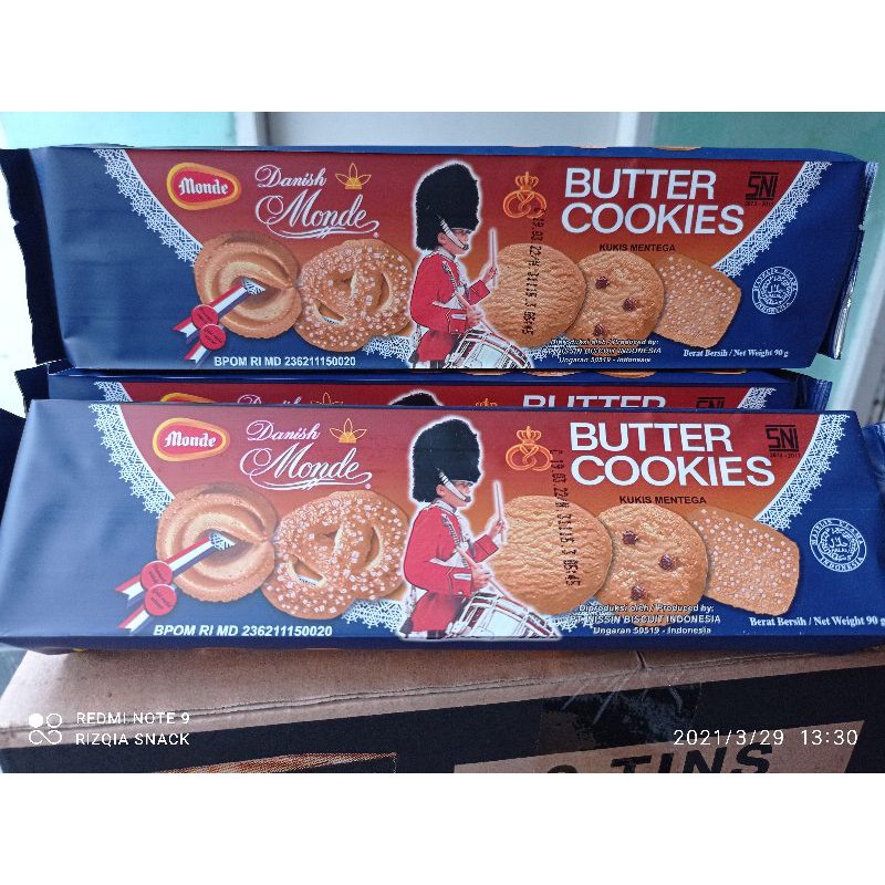 

Monde butter cookies