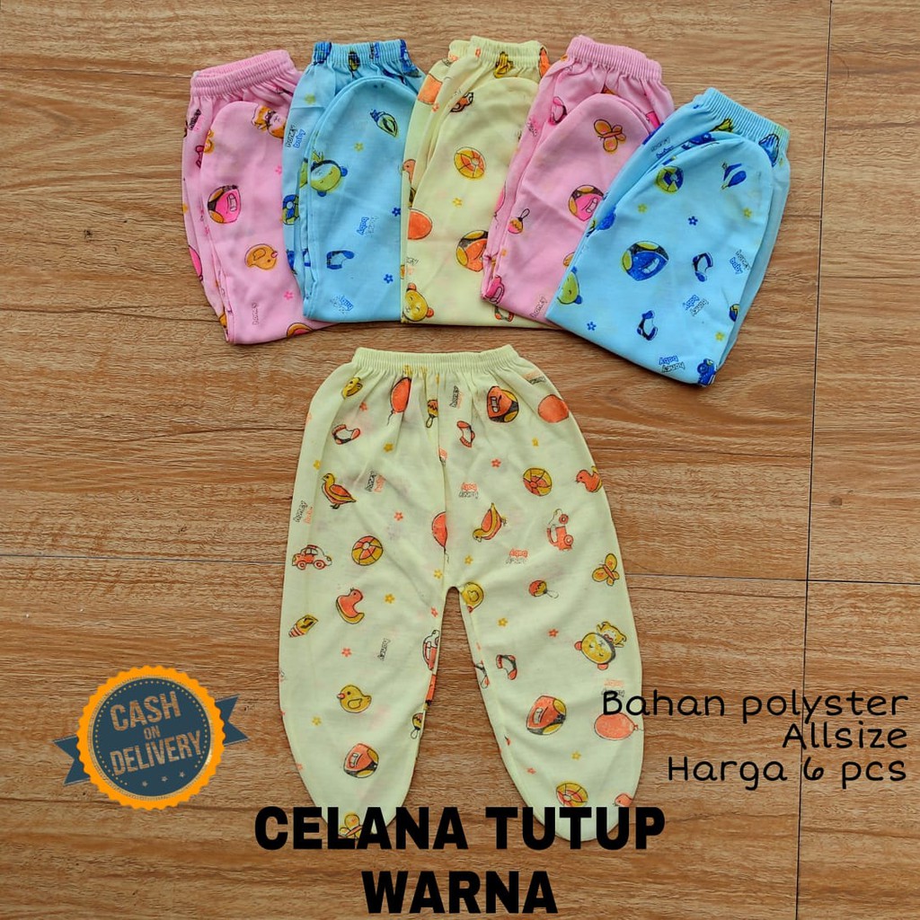 1 LUSIN (12 pcs) Celana bayi panjang KATUN grosir