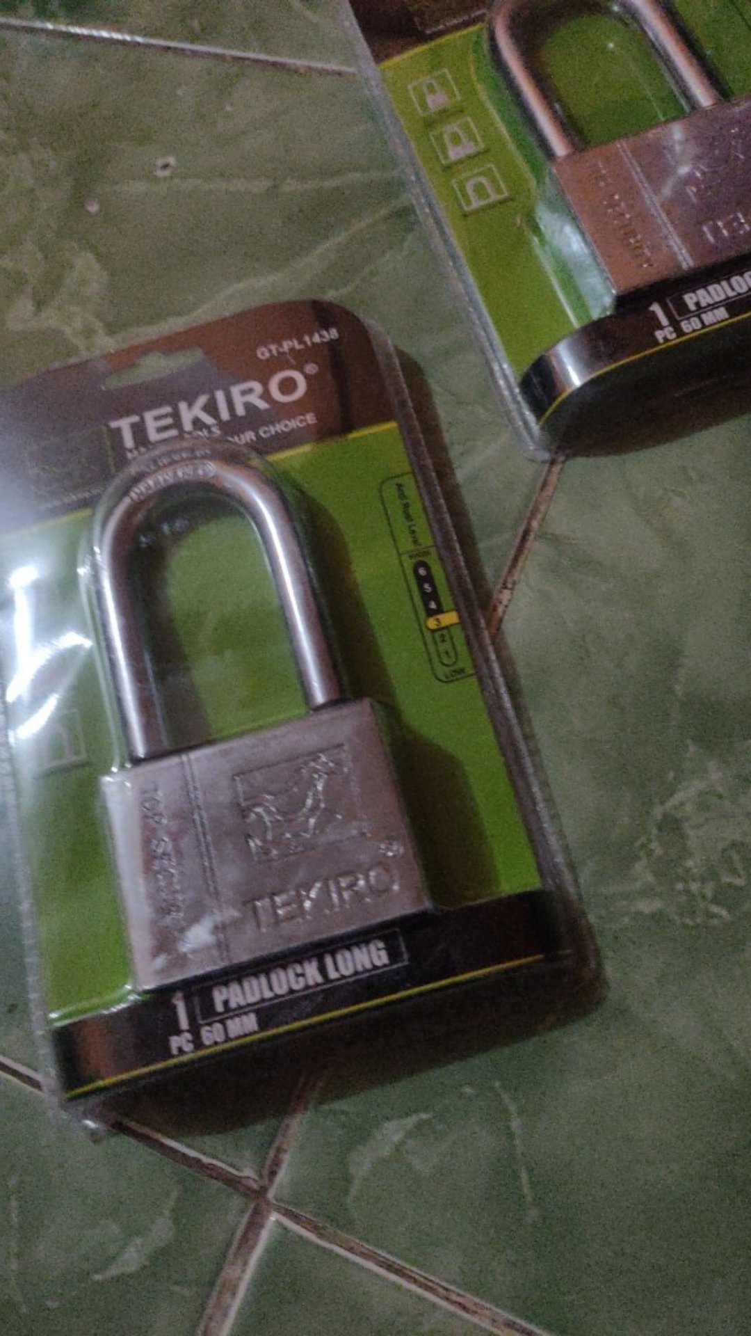 Tekiro Kunci Gembok 50mm Pjg+4 Anak Kunci Original / Padlock Long 50mm