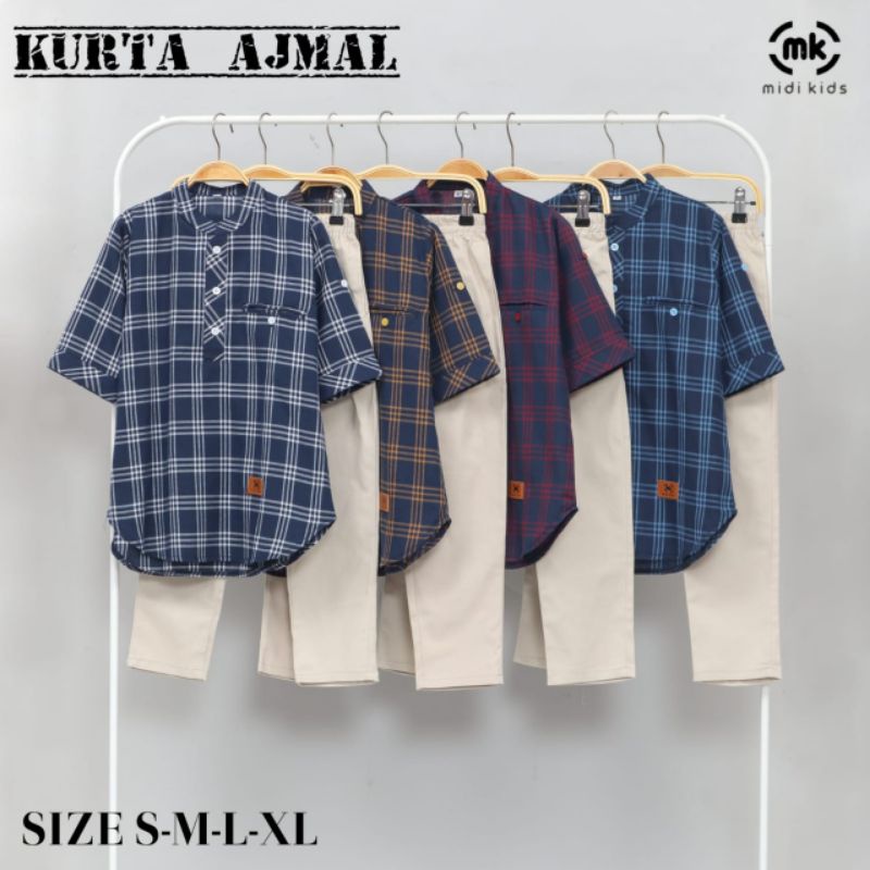 SETELAN ANAK LAKI-LAKI KURTA AJMAL SETELAN KOKO ANAK KEMEJA KOKO