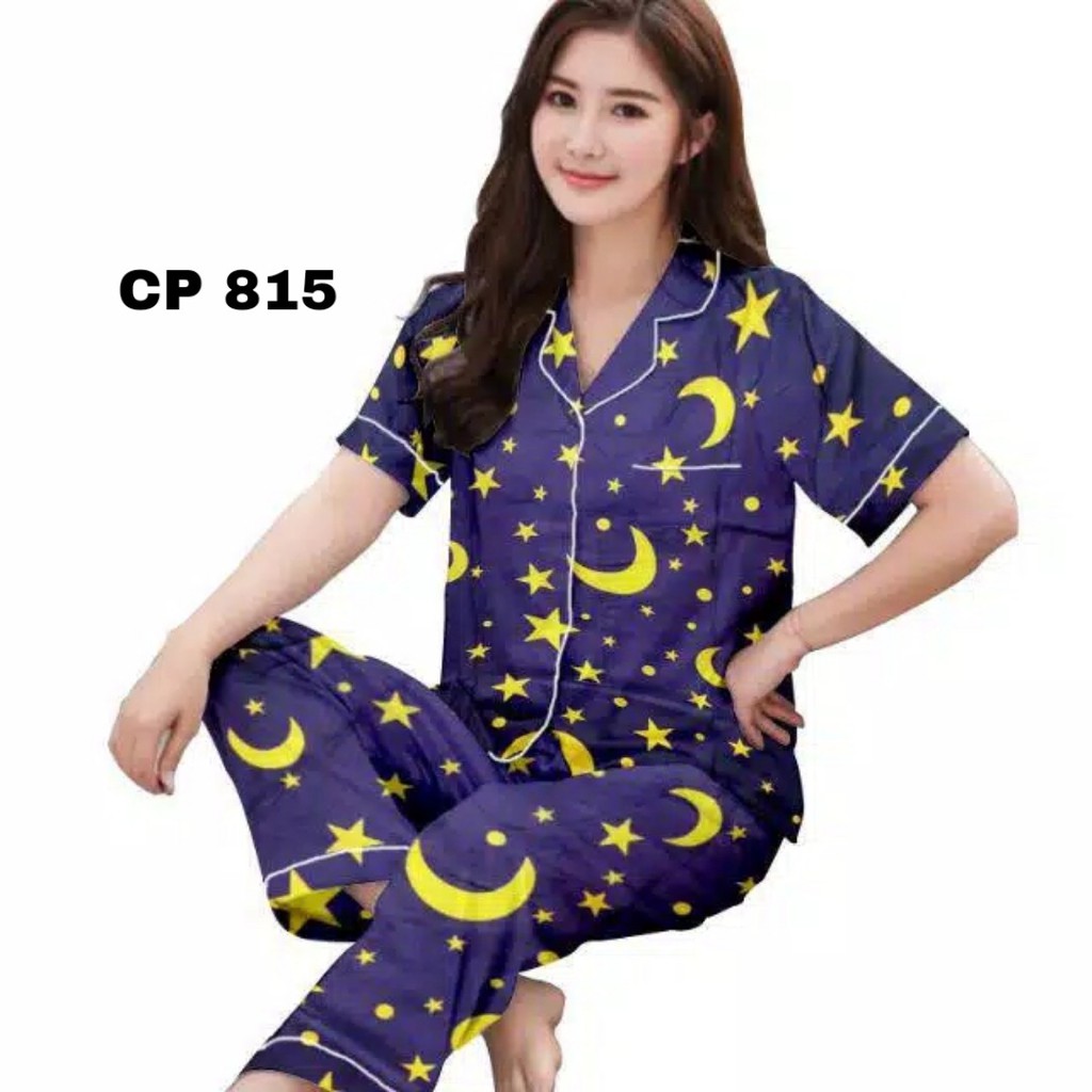 Piyama Wanita Dewasa CP Karakter / Baju Tidur Dewasa Motip / Piyama Karakter CP Part 1-1