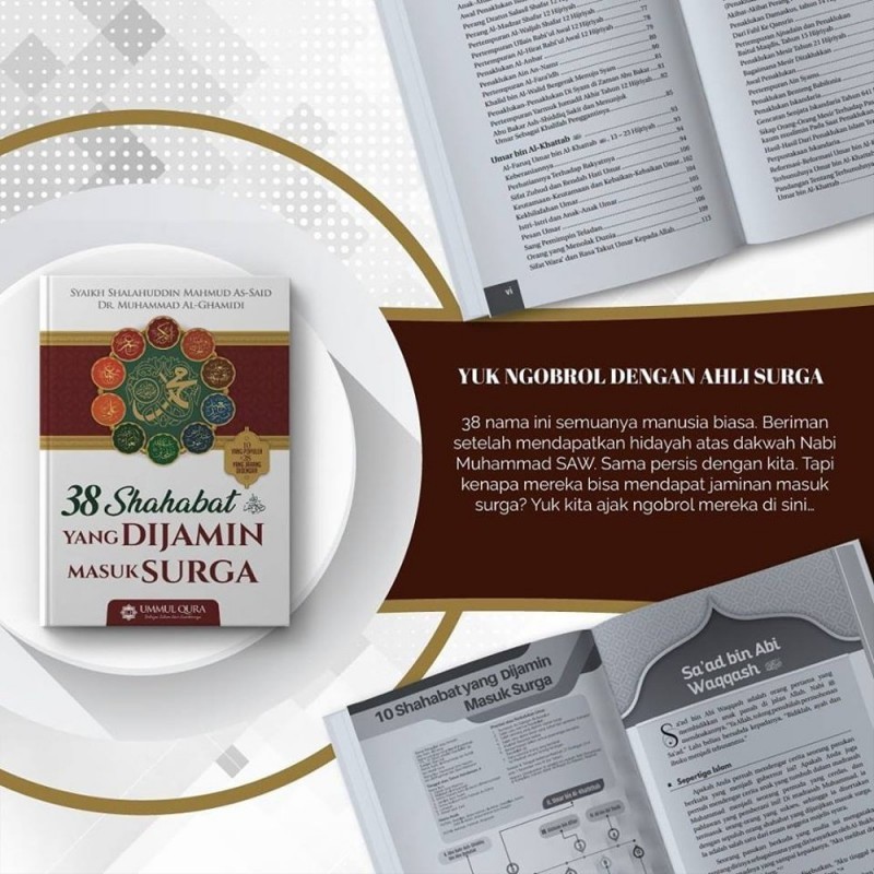 Buku 38 Sahabat Nabi SAW Yang Dijamin Masuk Surga -aqw