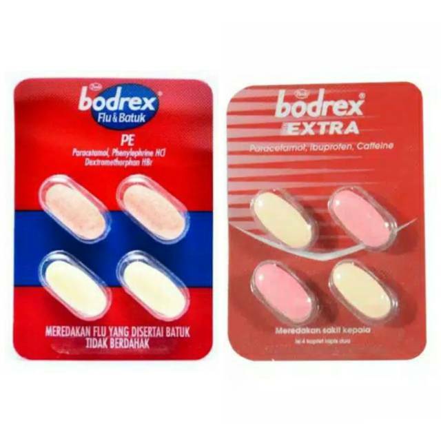 Bodrex Extra//Flu &amp; Batuk ORIGINAL-BPOM