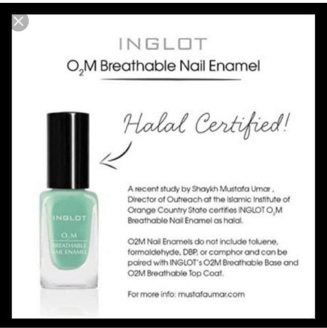 Jual Inglot 02M Breathable Nail Enamel HALAL | Shopee Indonesia