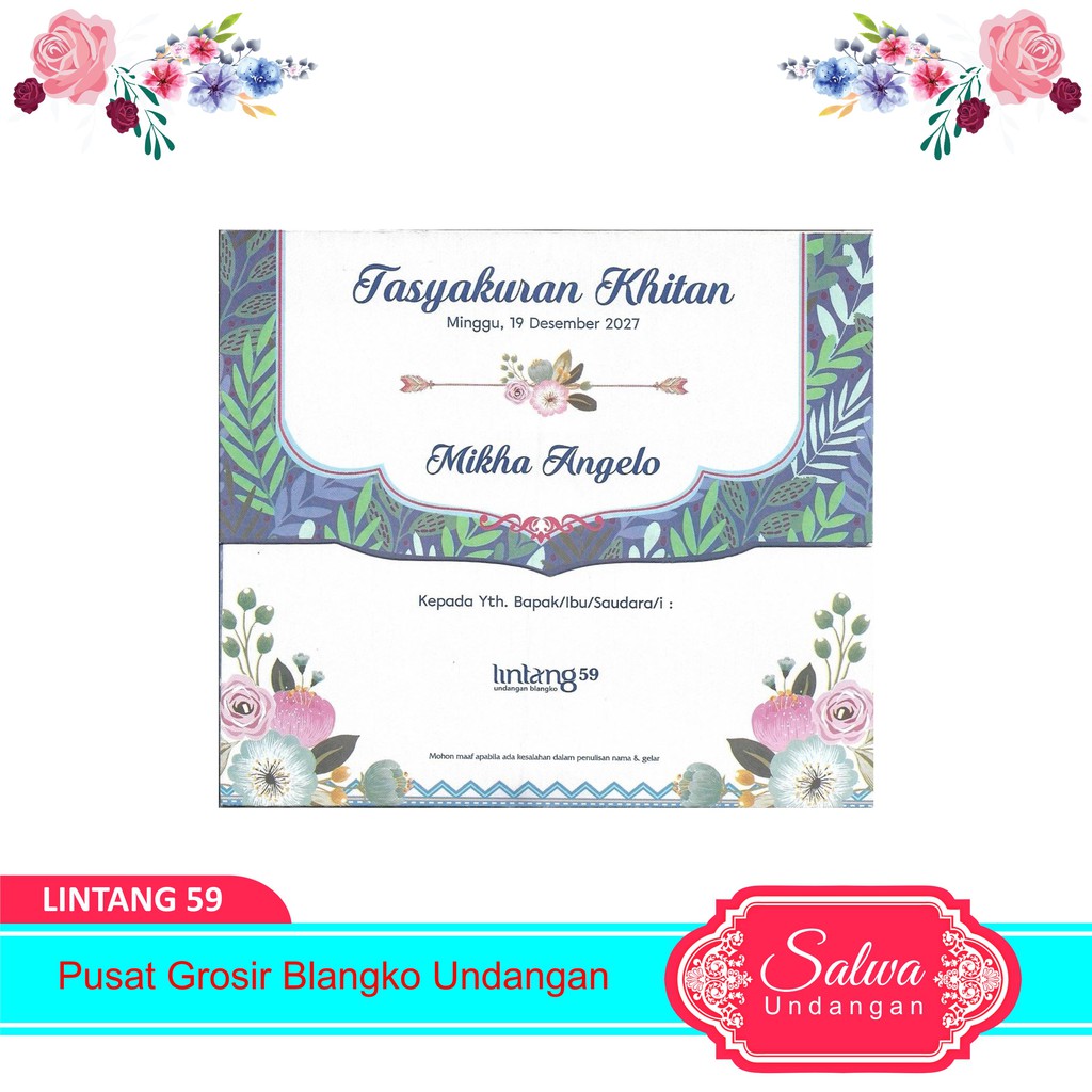Blangko Undangan Lintang 59 Harga Murah