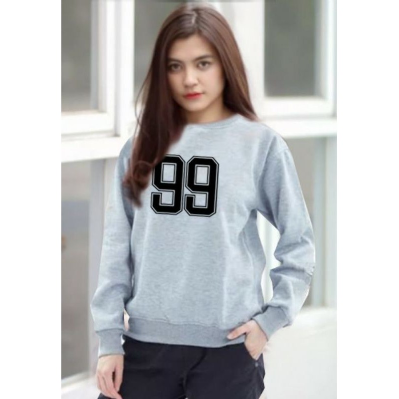 Kaos Lengan Panjang 99 / Kaos Sweatshirt / Atasan Wanita / Atasan Wanita Lengan Panjang