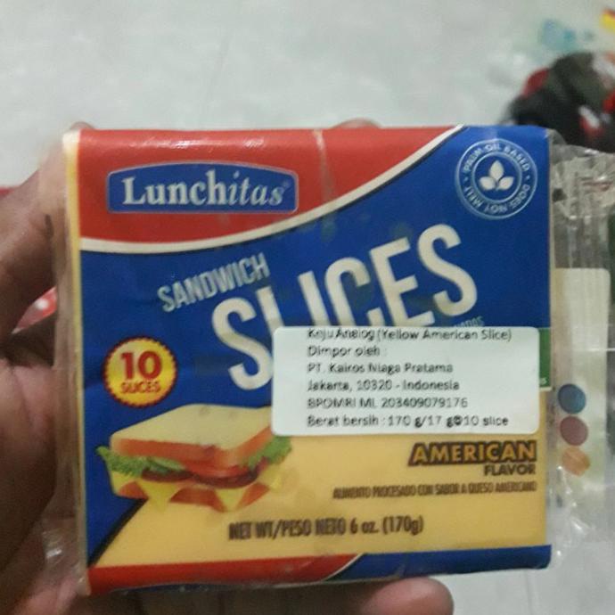 

LUNCHITAS YELLOW AMERICAN SLICE FLAVOUR CHEESE 10'S 170 GRAM