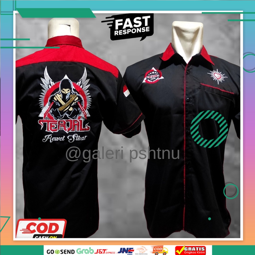 kemeja psht bordir - kemeja sh terate - hem psht nagata drill original - hem psht terbaru - hem psht