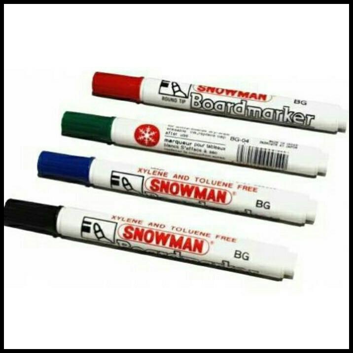 

Vanila | Spidol Boardmarker Snowman-Hitam[Isi 12 Pcs]