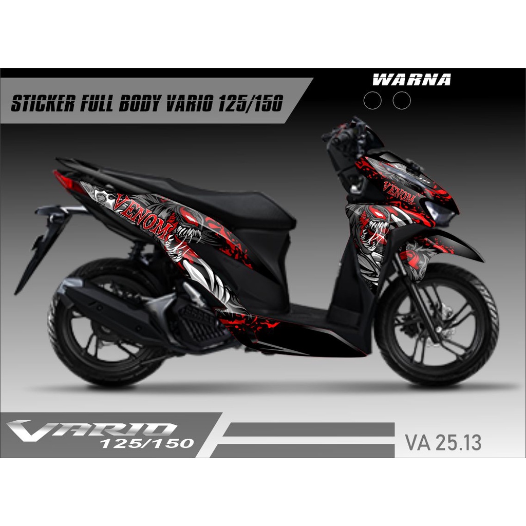 (COD) TERBARU Decal Sticker Honda Vario New 125 150 Full body - Stiker Skotlet Modifikasi All New Va