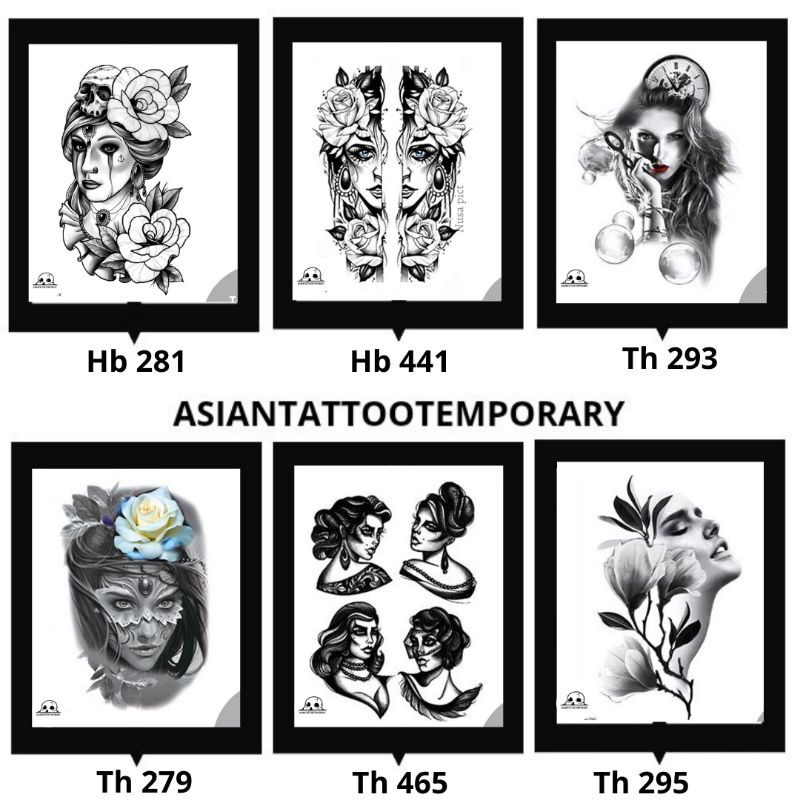 TATTO TEMPORARY/TATO TEMPORER/STIKER TATO/TATTO TEMPORER/TATO KULIT⚠️STOCK TERBATAS