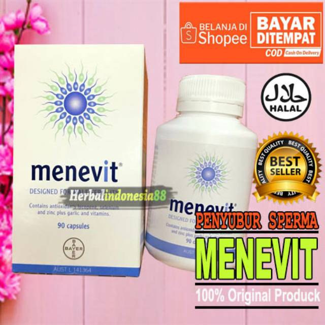 MENEVIT ASLI OBAT MENEVIT ORIGINAL - SUPLEMEN PENYUBUR SPERMA HERBAL / MENEVIT MALE FERTILITY