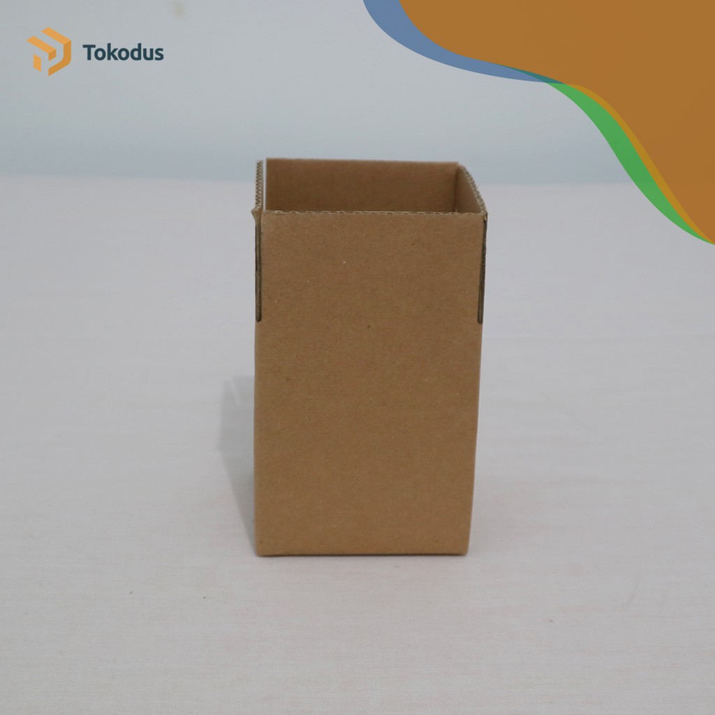 KARDUS PACKING KECIL UK 9 x 9 x 10 cm POLOS COKELAT - Tokodus Bandung-2