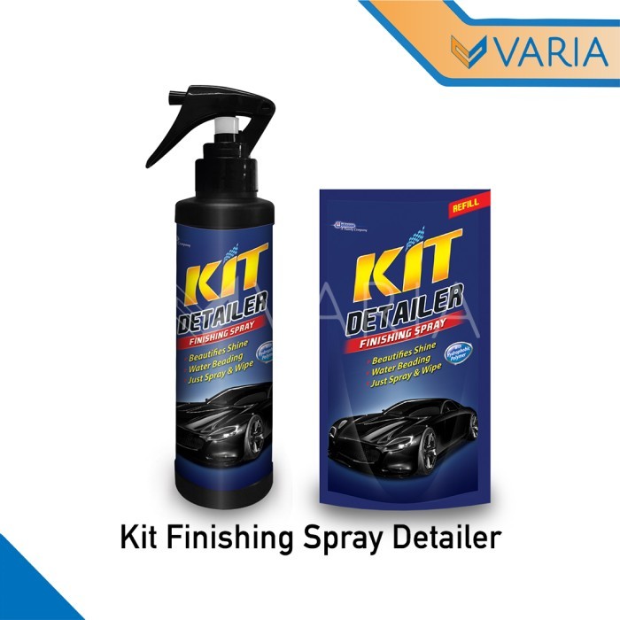 Kit Detailer Finishing Spray Refill Pouch 200 ml Isi Ulang Pengkilap