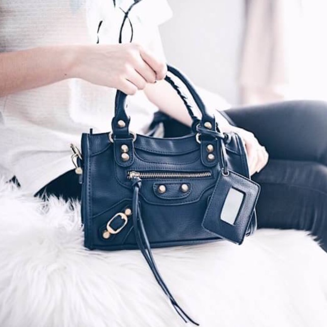 Balenciaga GHW mini city bag