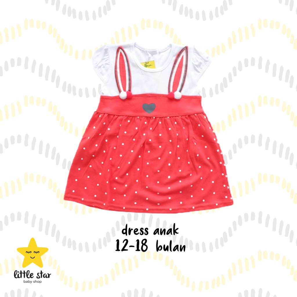 Dunamos Dress Anak Perempuan | Set Baju Pakaian Anak Bayi Cewek