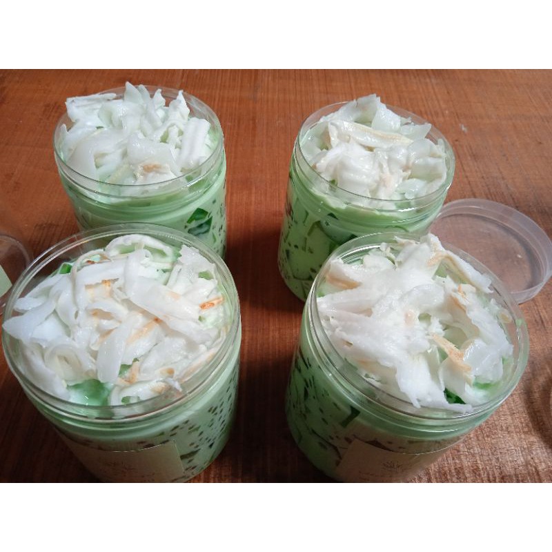 Jual Dessert Khas Filipina Buko Pandan Sagoo Pandan Sagu Pandan Dengan Kelapa Muda Dan Keju Dan